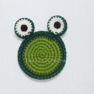 Frog Coasters (set Of 4) - Handmade Amigurumi..