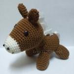 Brown Horse - Finished Handmade Amigurumi Crochet..