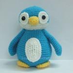 Blue Penguin - Finished Handmade Amigurumi Crochet..