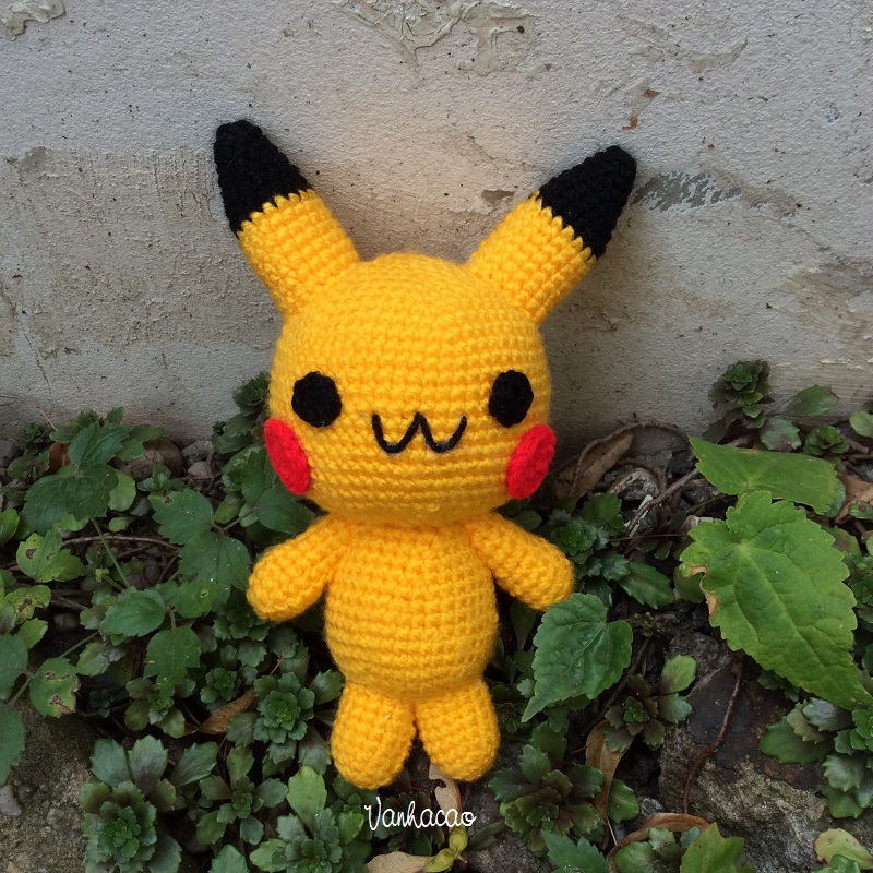 New Knit Crochet Newborn Baby Child Kids Pokemon go Pikachu Hat Cap Beanie Gift 